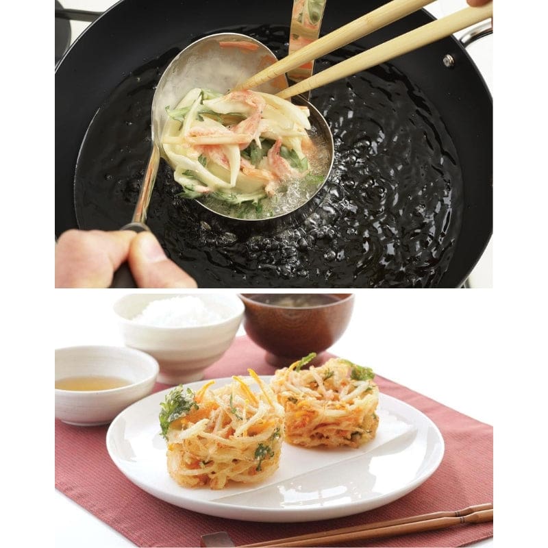 Japansk Kakiage-form i rustfrit stål