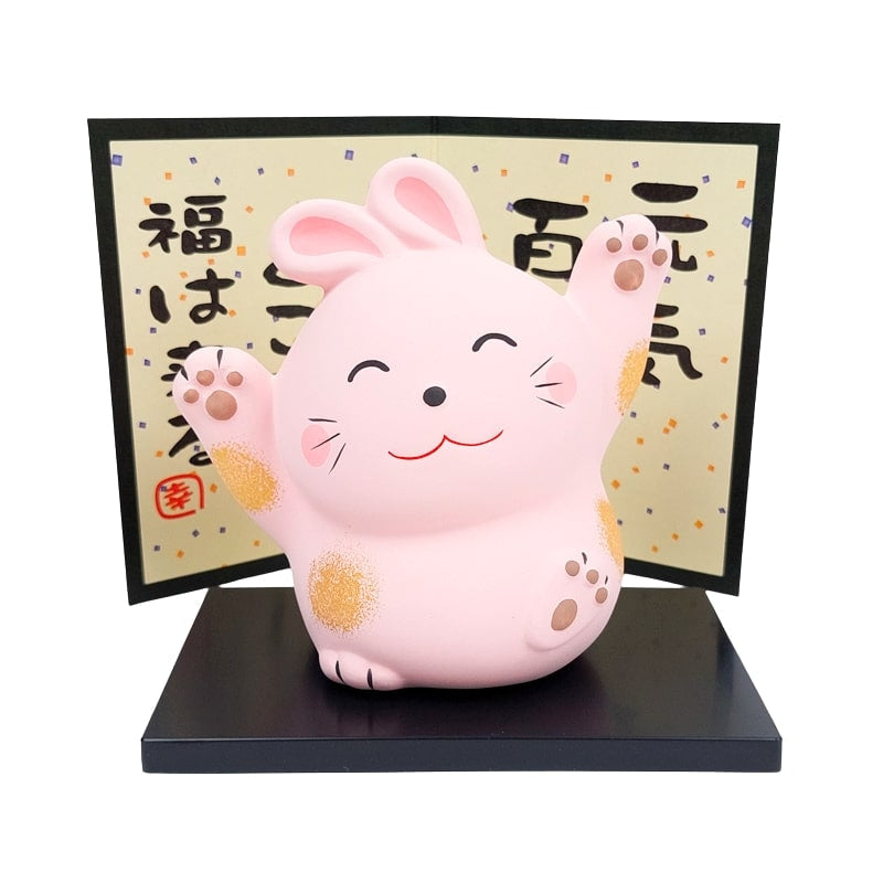 Japansk kaninfigur med positiv energi