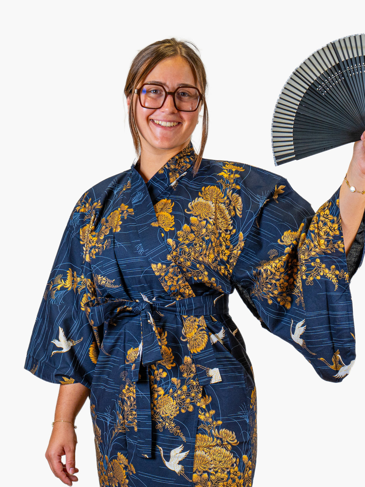 Japansk Kimono Dame – Kiku Tsuru