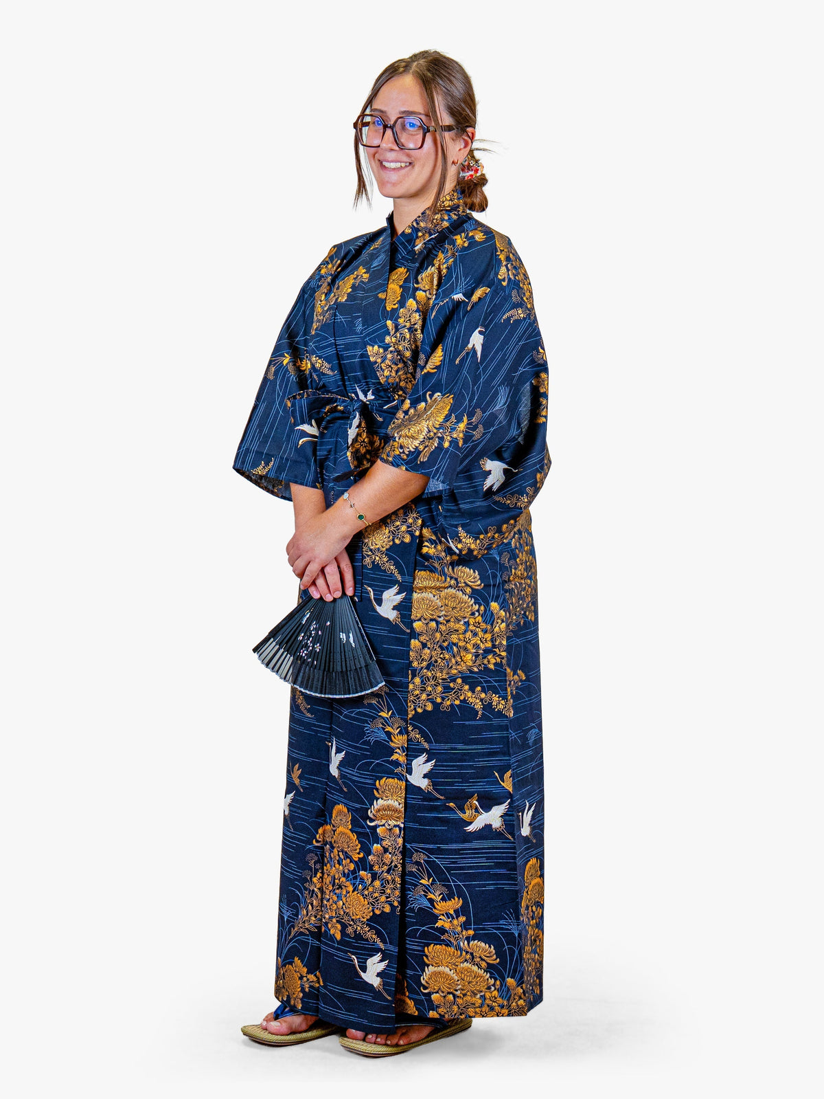 Japansk Kimono Dame – Kiku Tsuru