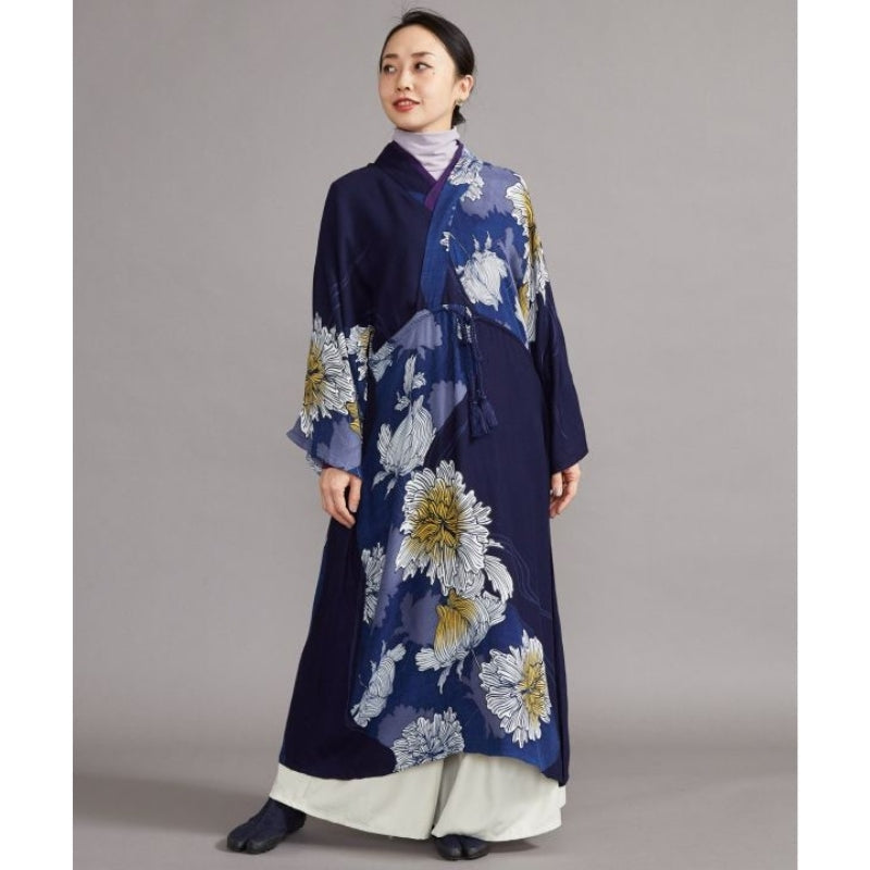 Japansk kimono-kjole Én størrelse
