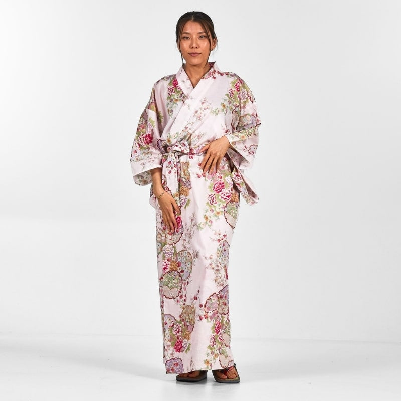 Japansk kimono Maru Mon til kvinder Én størrelse