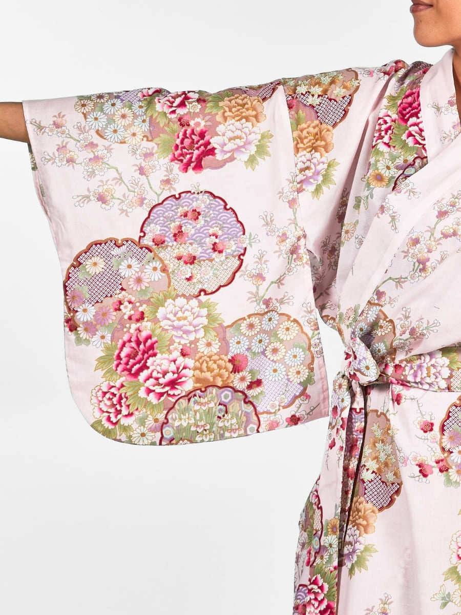 Japansk kimono Maru Mon til kvinder Én størrelse