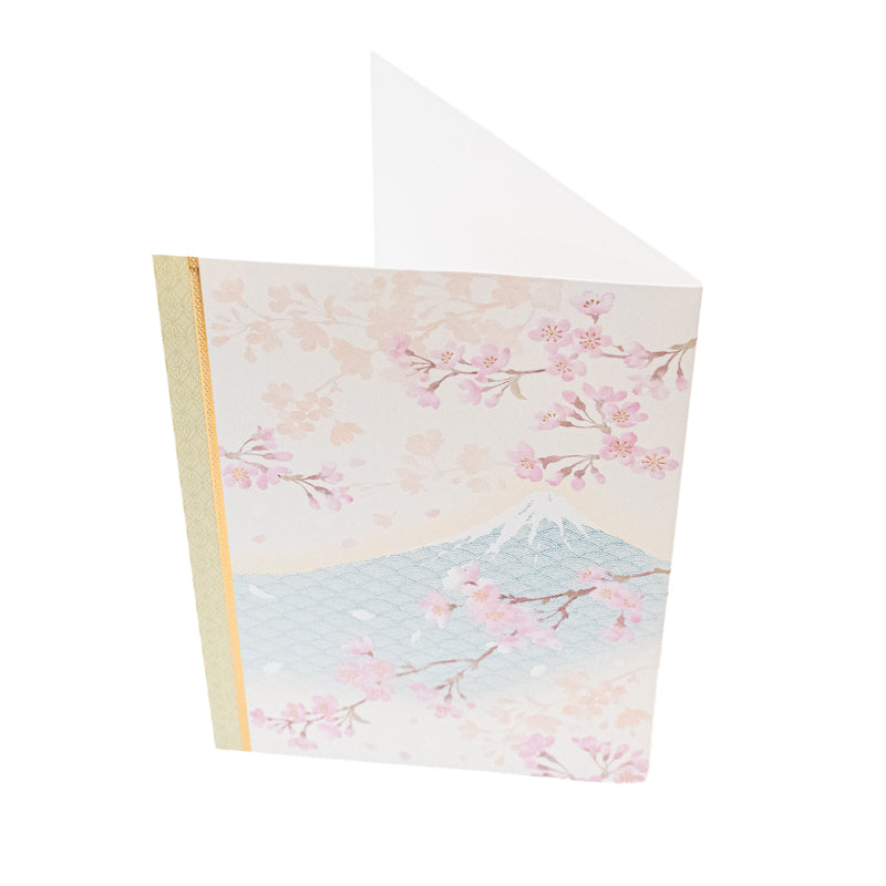 Japansk Kort - Fuji & Kirsebærblomster