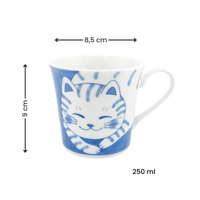Japansk krus Neko Blue