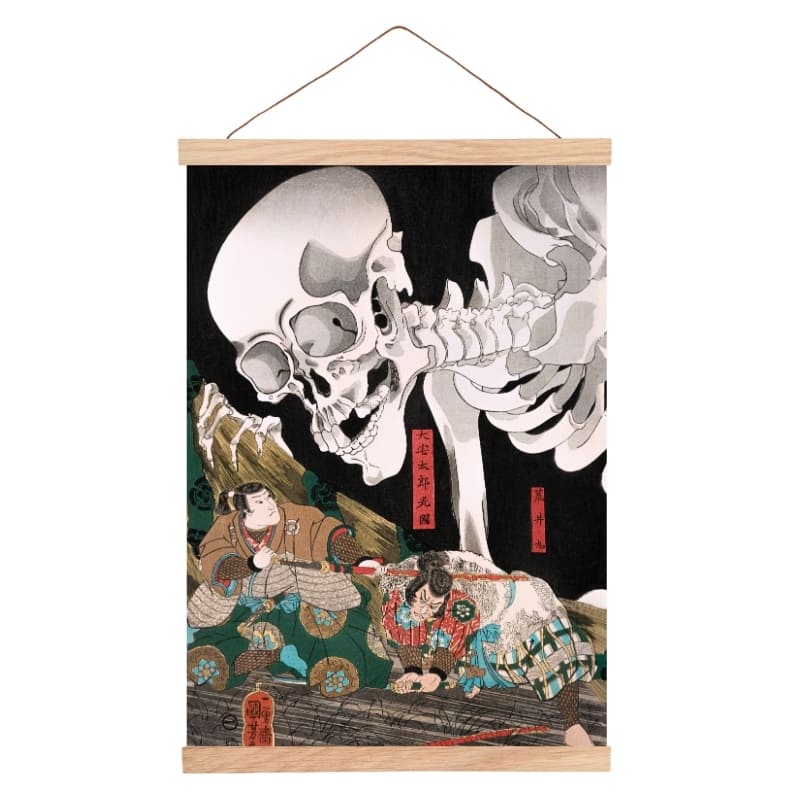Japansk maleri Gashadokuro A3