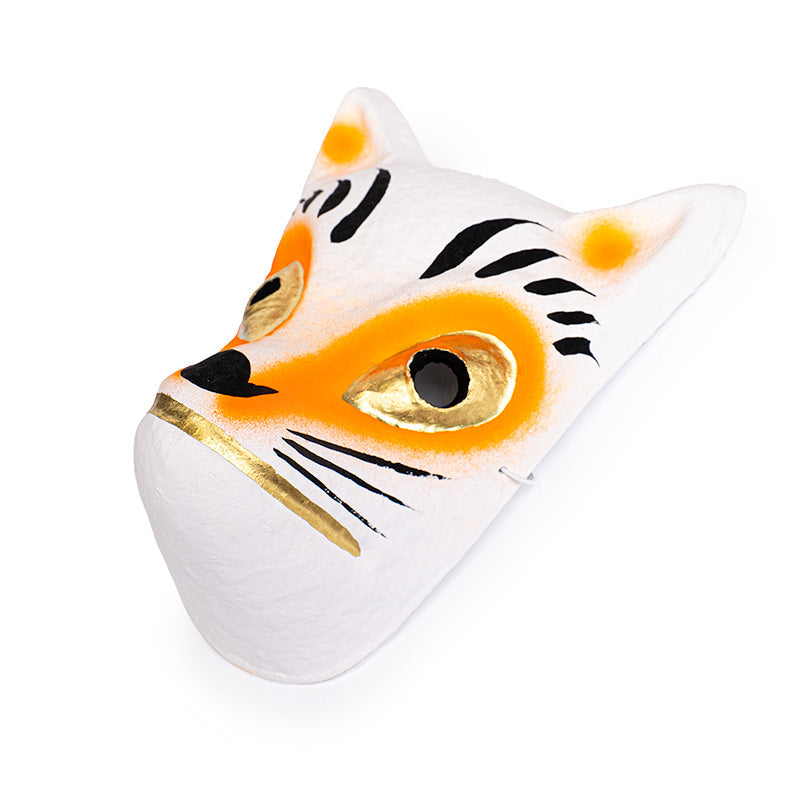 Japansk Maske - Papmaché - Kitsune