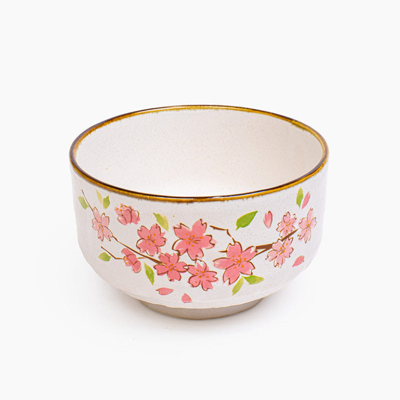 Japansk Matcha Skål - Kirsebærblomst