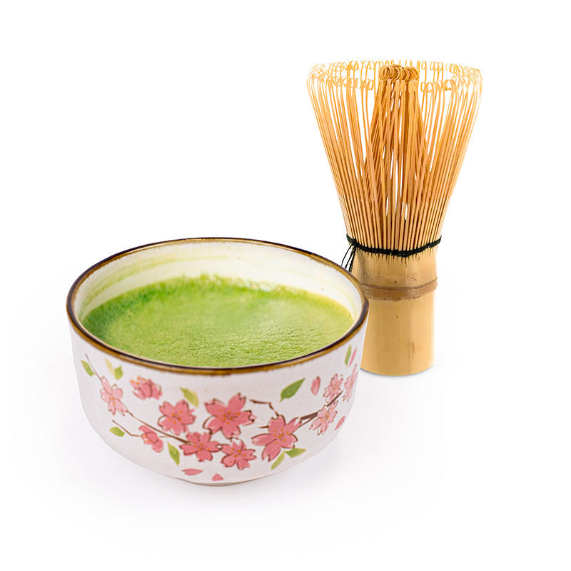 Japansk Matcha Skål - Kirsebærblomst