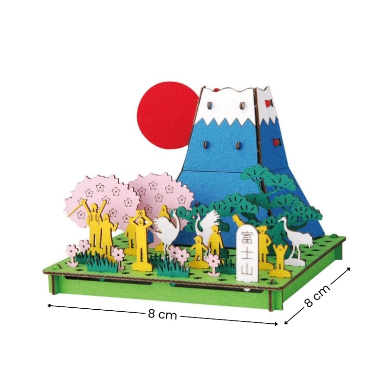 Japansk miniaturemodel - Fuji-bjerget