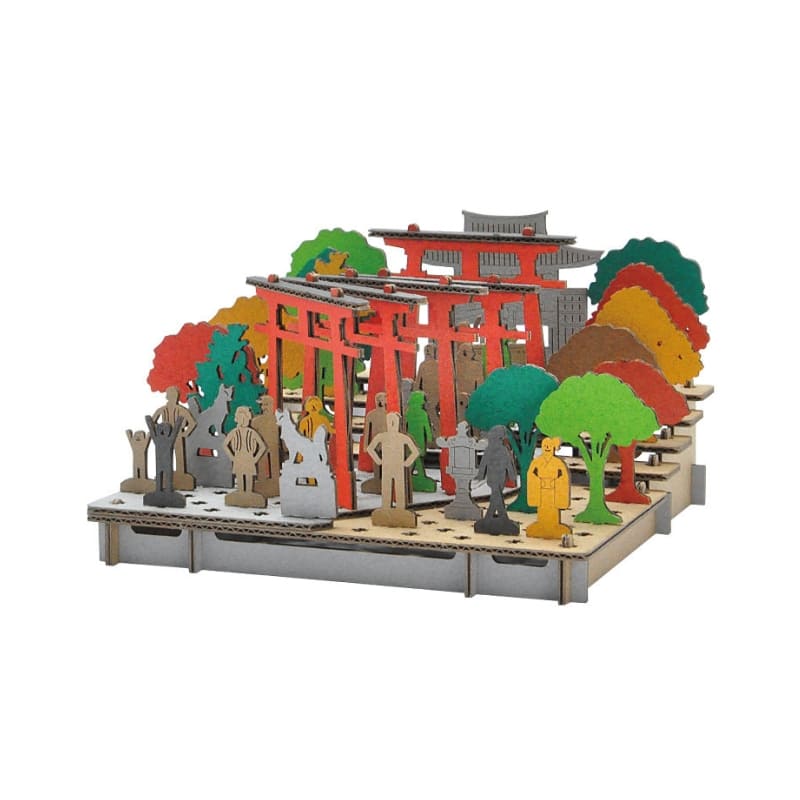 Japansk miniaturemodel - Fushimi Inari-helligdommen