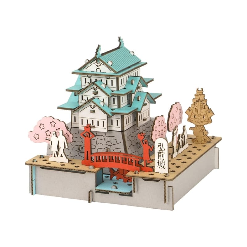 Japansk miniaturemodel - Hirosaki Castle