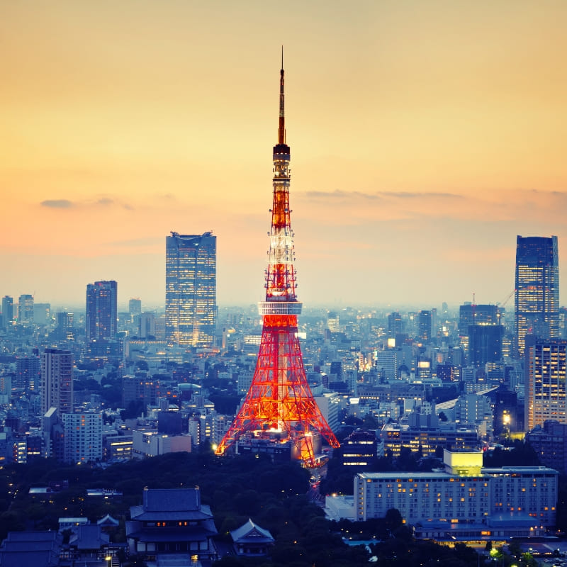 Japansk miniaturemodel - Tokyo Tower