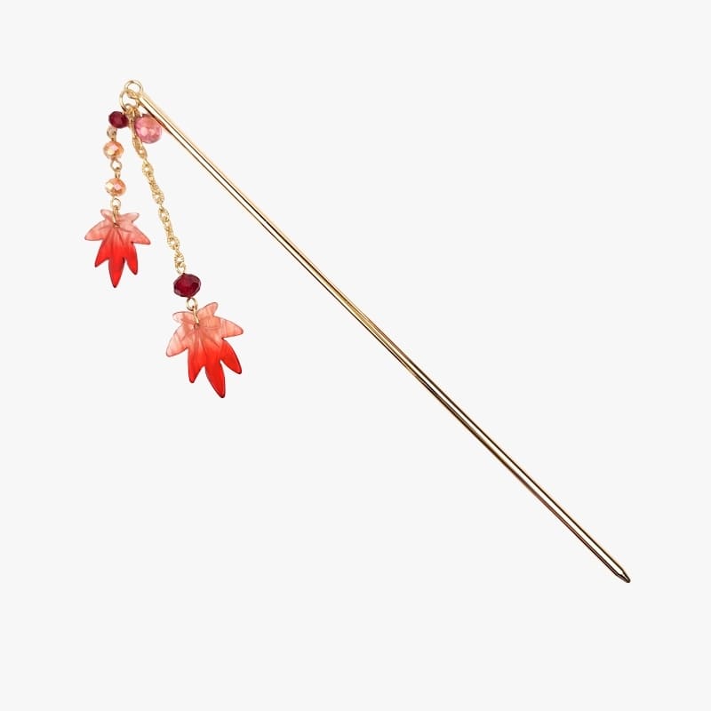 Japansk Momiji Kanzashi
