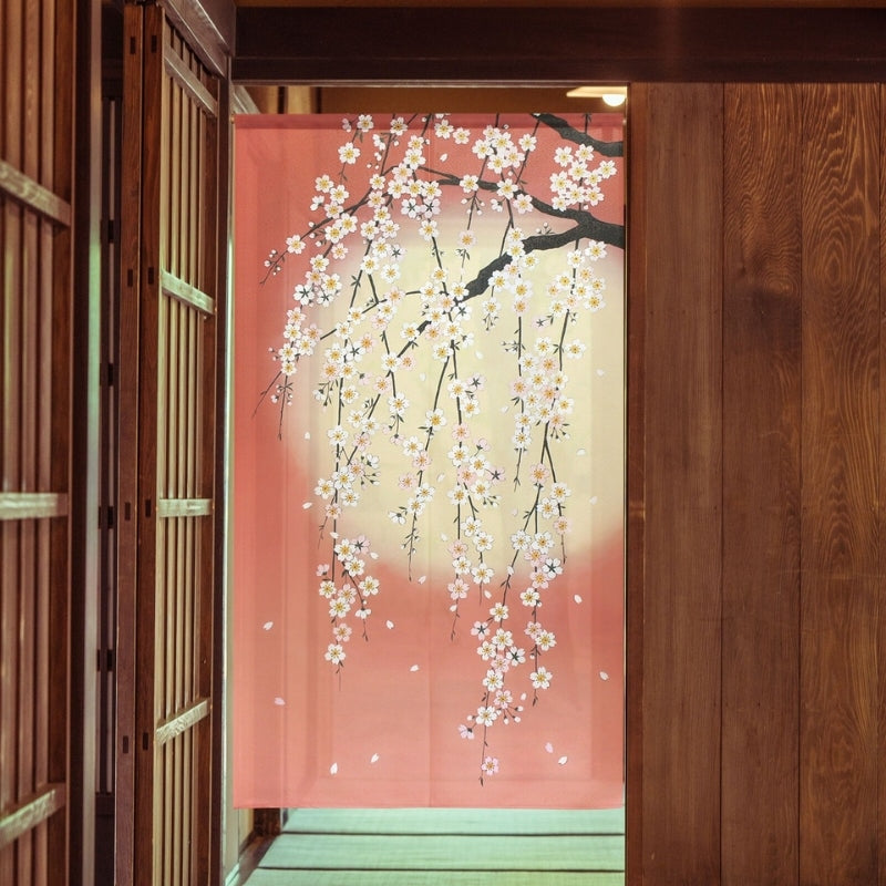 Japansk Noren-kirsebærblomst 85 x 150 cm