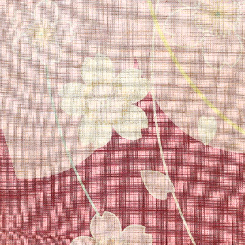 Japansk Noren Sakura-blomst 85 x 150 cm