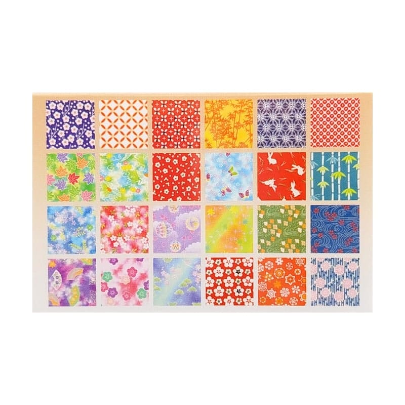 Japansk origamipapir 30 designs 7,5x7,5 cm