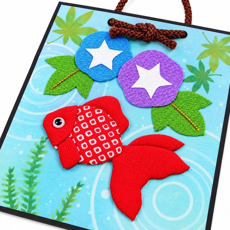 Japansk Oshie-hobbykit med Stof - Guldfisk