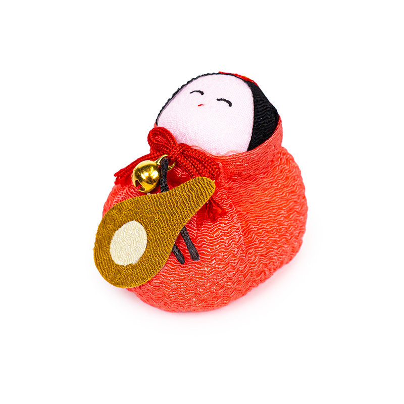 Japansk Otedama-Dukke Chirimen Benten