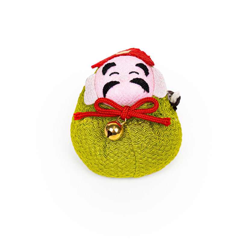 Japansk Otedama-Dukke Chirimen Daikokuten