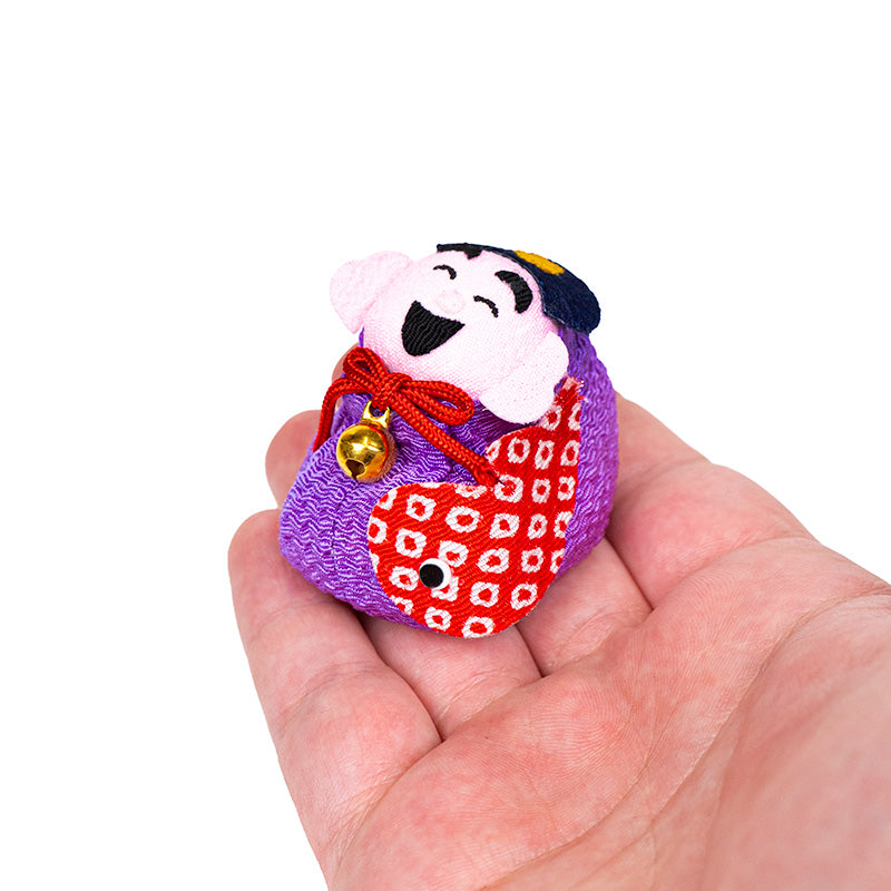 Japansk Otedama-Dukke Chirimen Ebisu