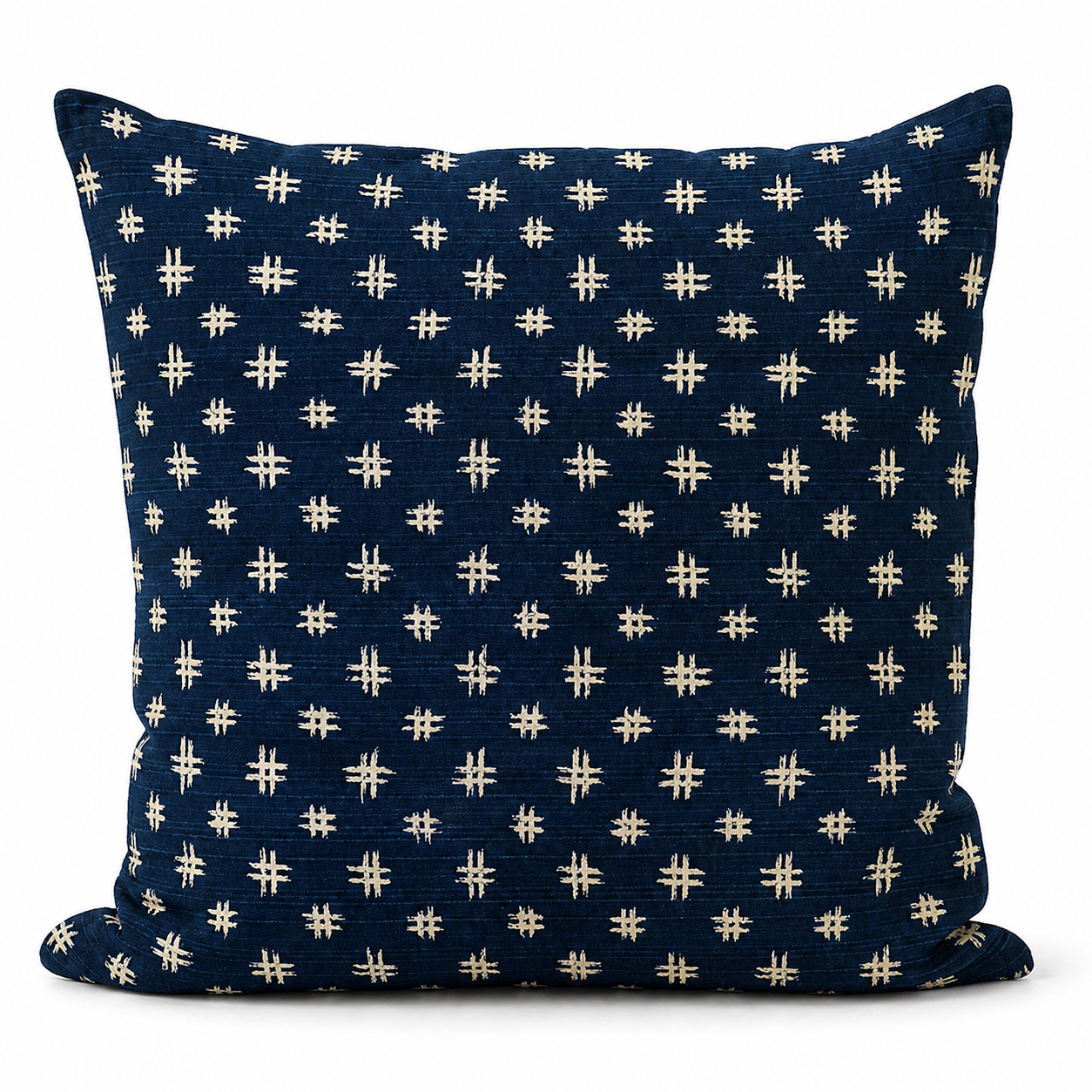 Japansk Pudebetræk Blå Motiv Igeta - 50x50 cm