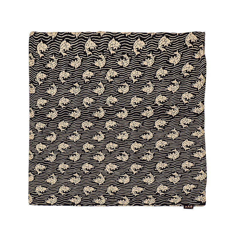 Japansk pudebetræk med Araiso-mønster - 45x45 cm