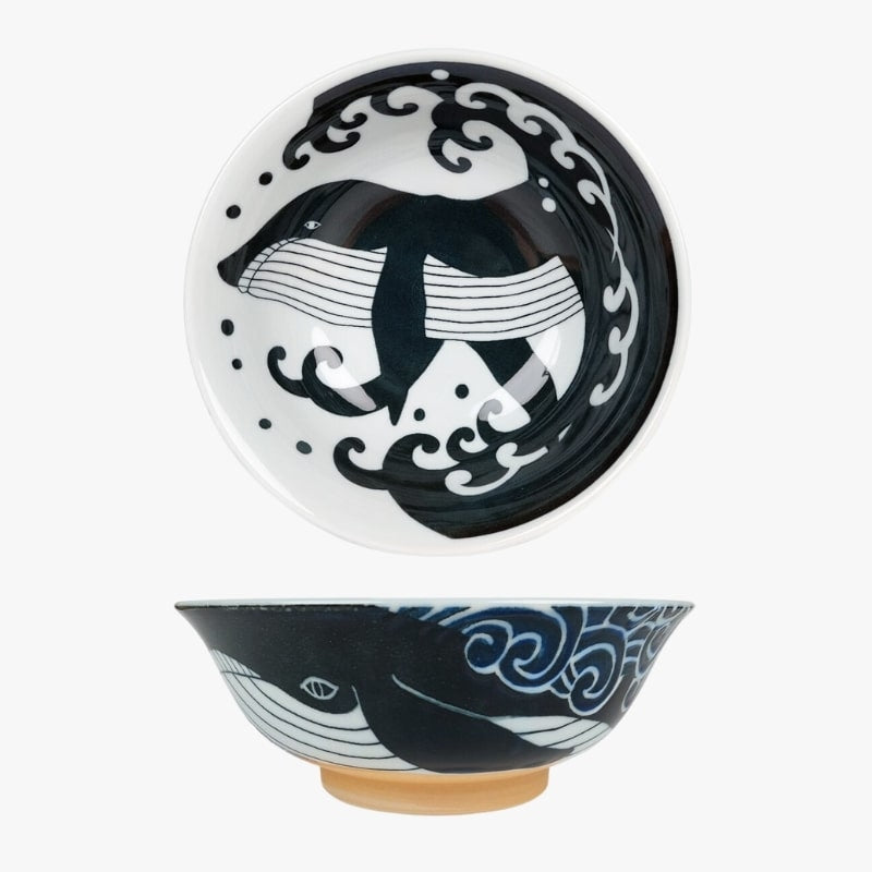 Japansk Ramen-skål med hval