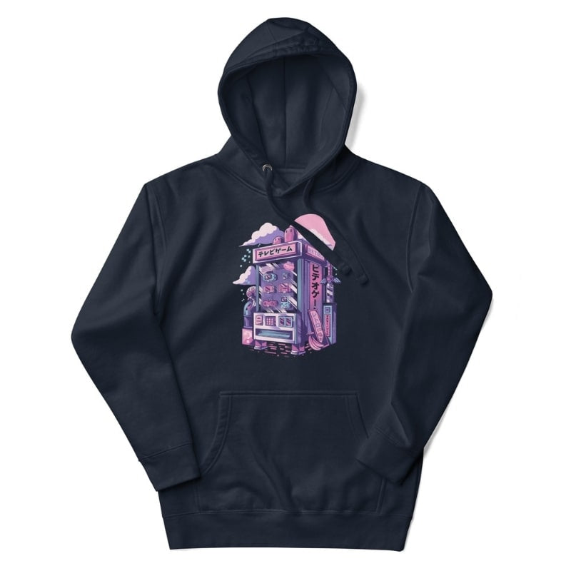 Japansk retro gaming-sweatshirt S