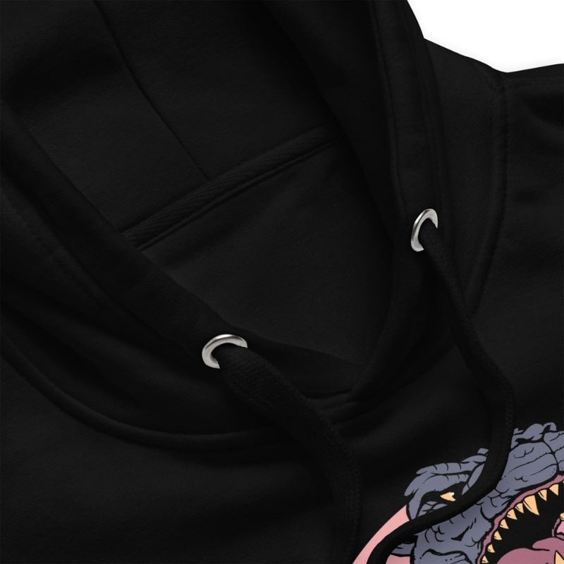Japansk retro Kaiju-sweatshirt