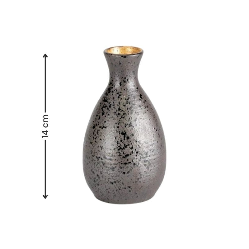 Japansk sake-sæt i guld