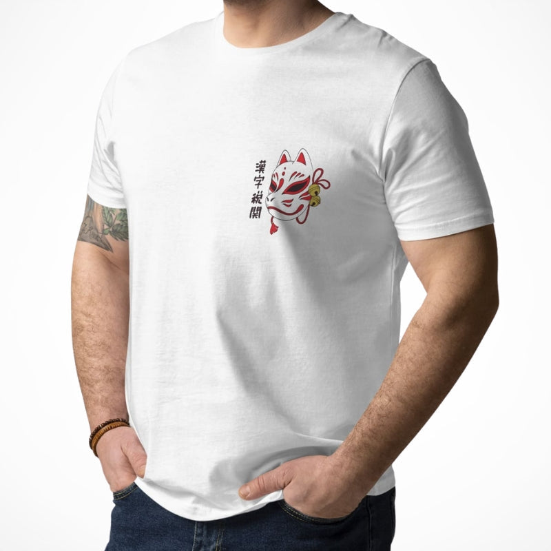 Japansk samurai-kat T-shirt