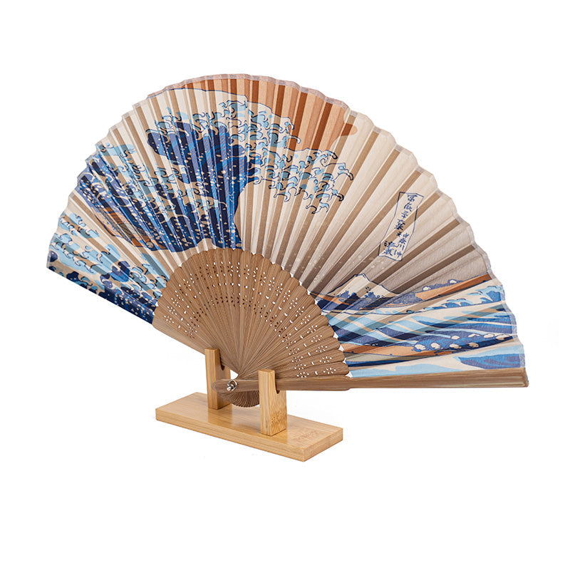 Japansk Sensu Vifte Stander - Bambus