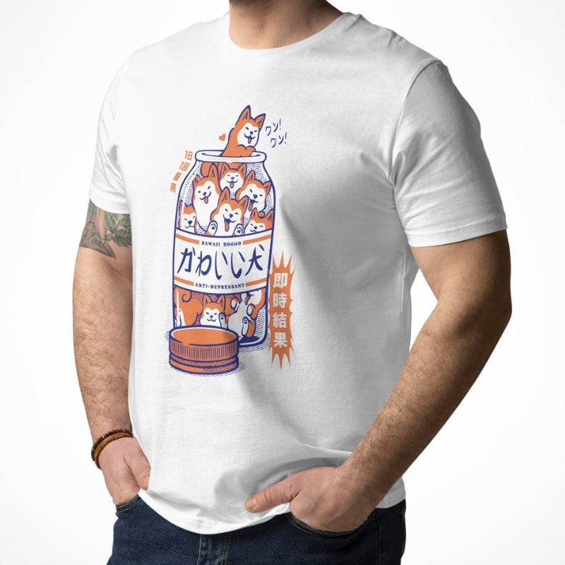 Japansk Shiba Anti-depressiv T-shirt