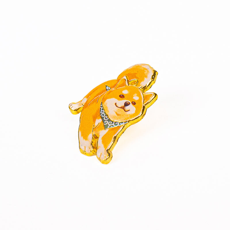 Japansk Shiba-Inu-pin i metal
