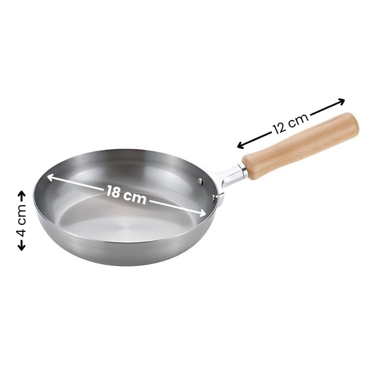 Japansk stegepande i jern - 18 cm