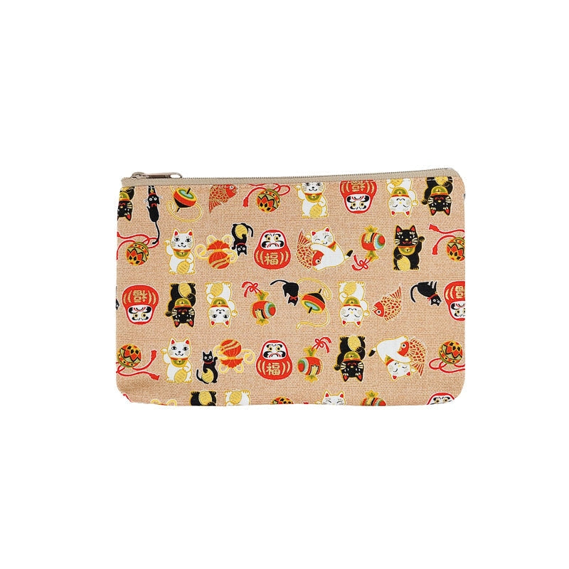 Japansk stofpose Beige