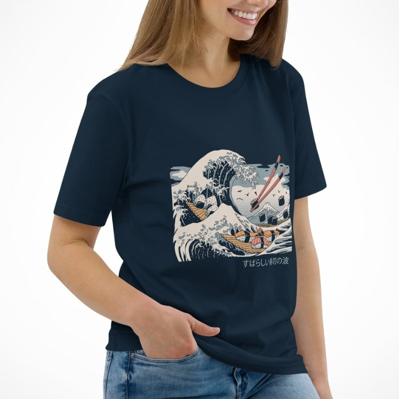 Japansk sushi Kanagawa T-shirt