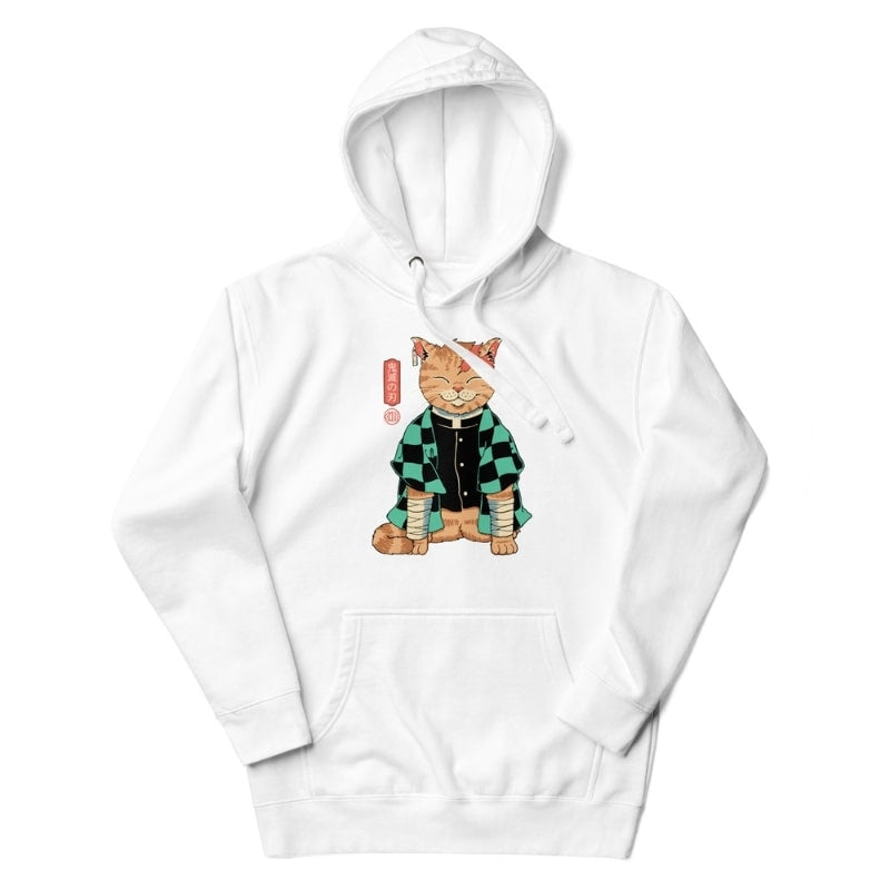 Japansk sweatshirt Neko Pourfendeur S / Hvid