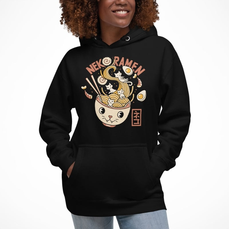 Japansk sweatshirt Neko Ramen
