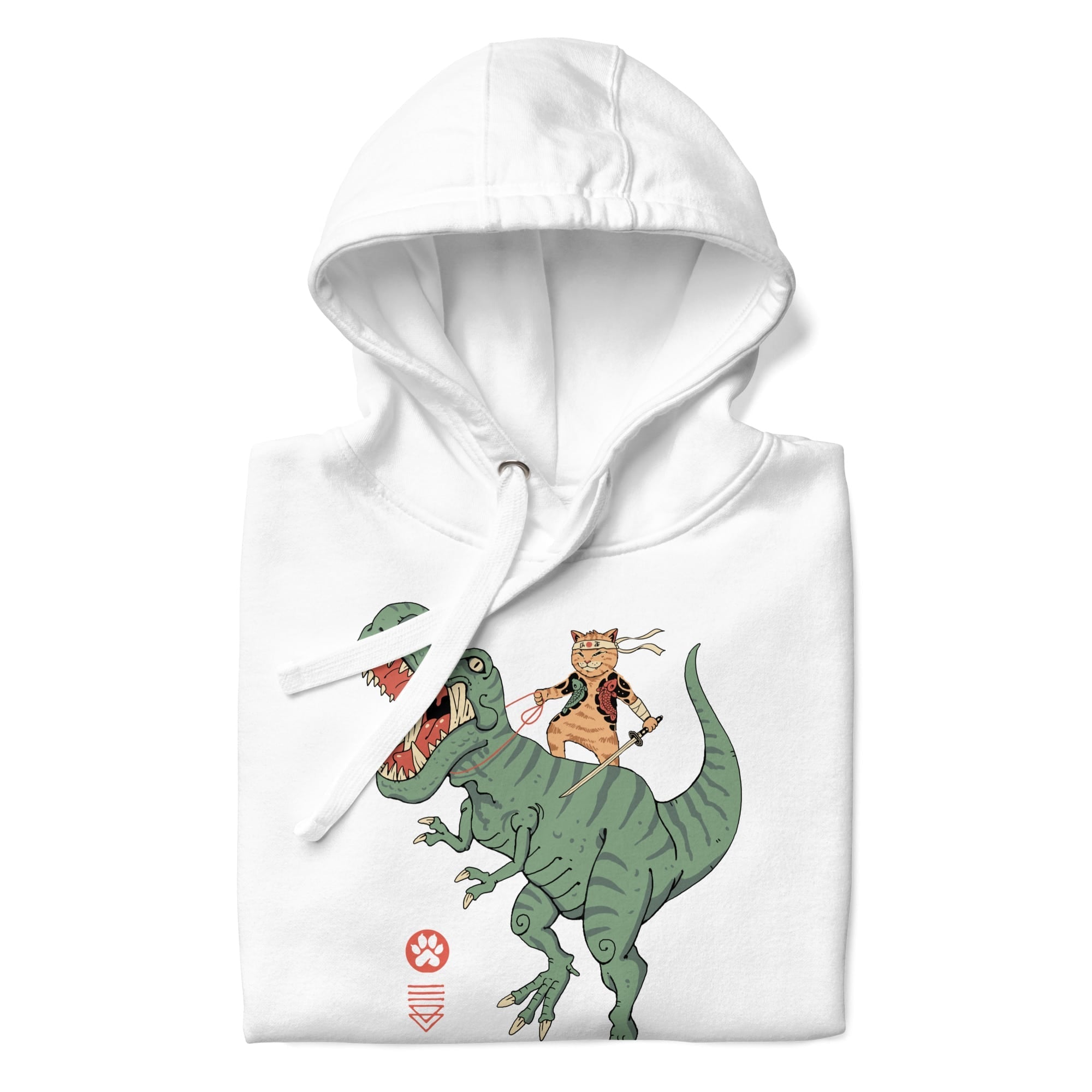 Japansk sweatshirt Neko T-Rex