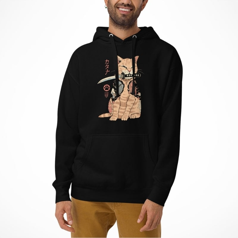 Japansk sweatshirt Neko Yakuza