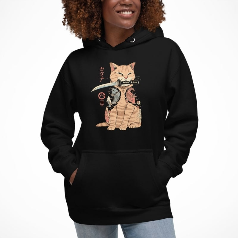Japansk sweatshirt Neko Yakuza