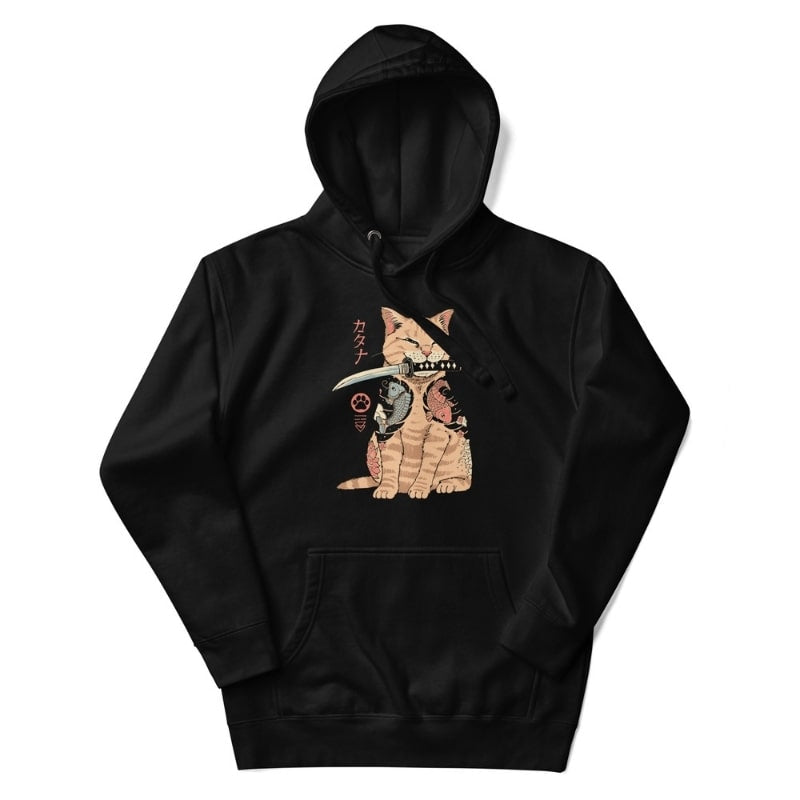 Japansk sweatshirt Neko Yakuza S