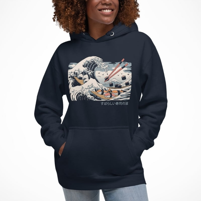 Japansk sweatshirt Sushi Kanagawa