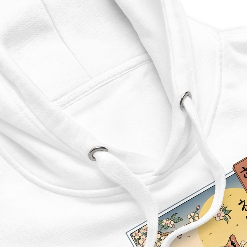 Japansk sweatshirt Ukiyo-e Neko Sakura