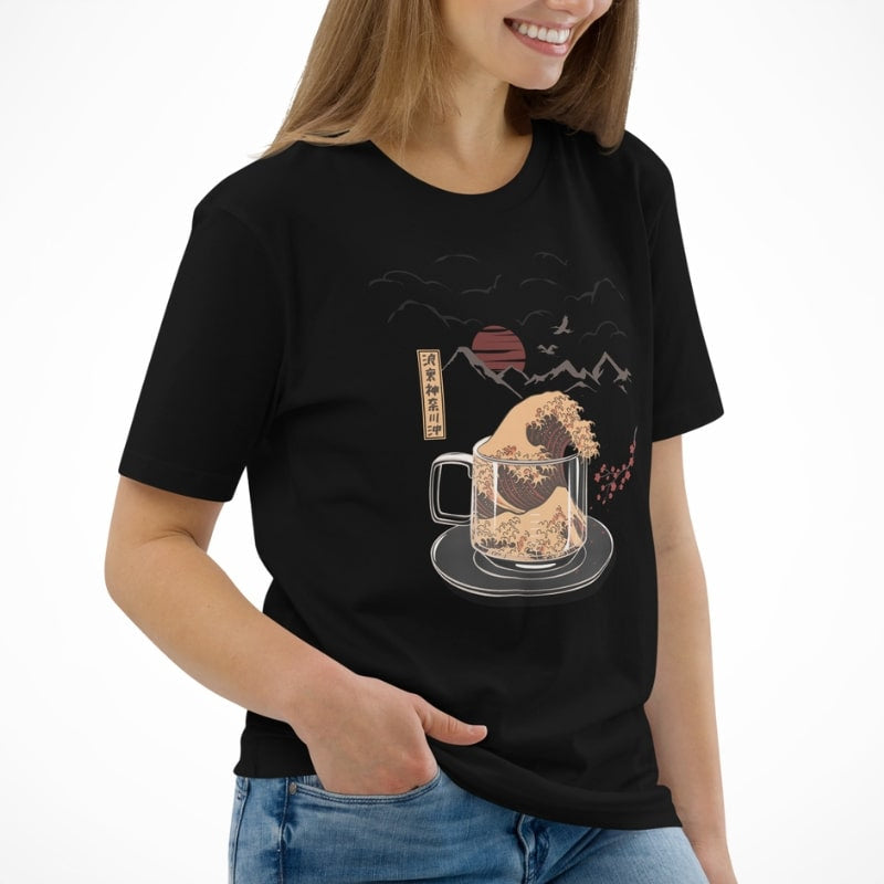 Japansk T-shirt Kanagawa Coffee
