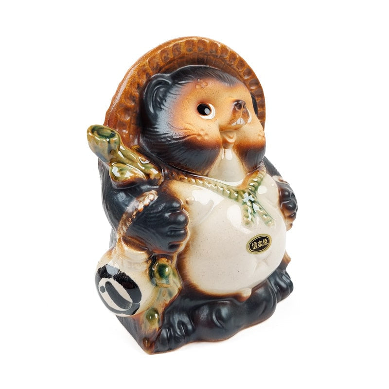 Japansk Tanuki-statuette 17 cm