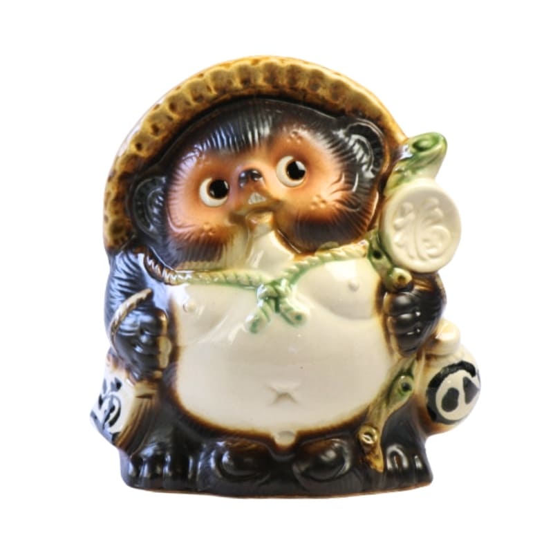 Japansk Tanuki-statuette 19 cm