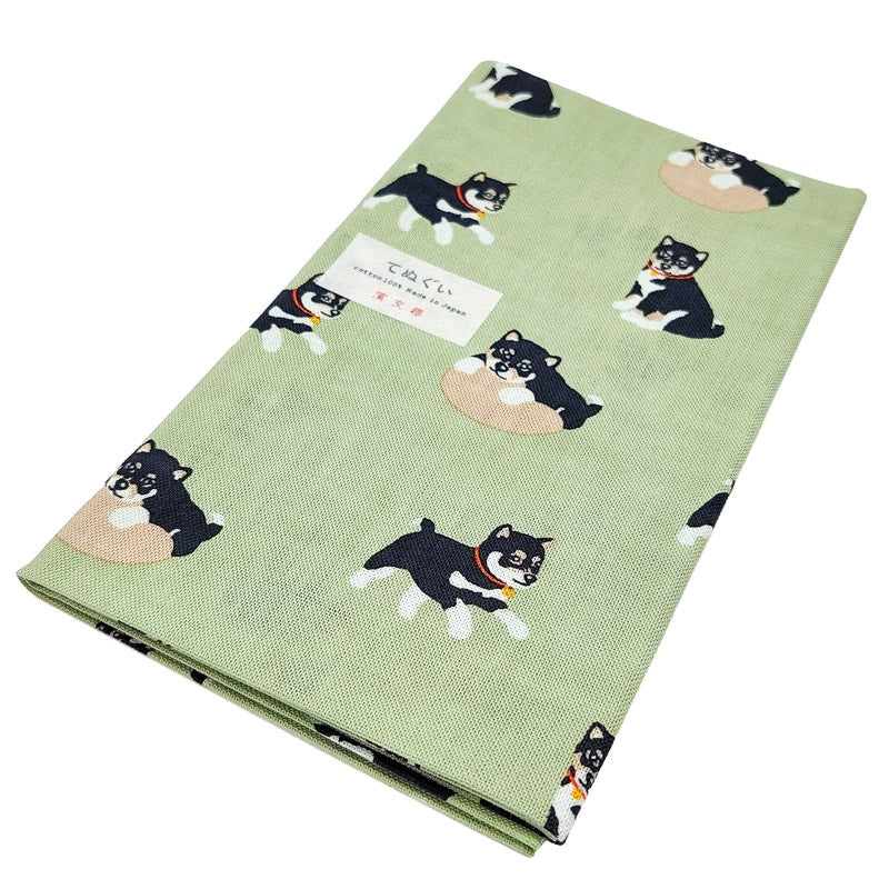 Japansk Tenugui Kuro Shiba